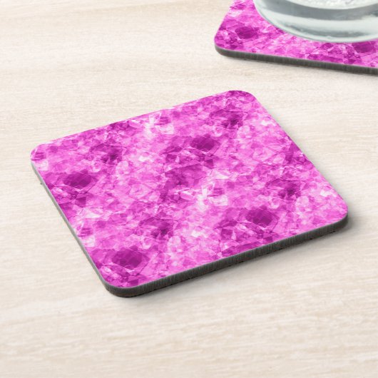 Roze verfijnde textuur onderzetter (Linkerzijde)