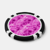 Roze verfijnde textuur pokerchips (Enkel)