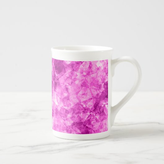 Roze verfijnde textuur porselein kop (Rechts)