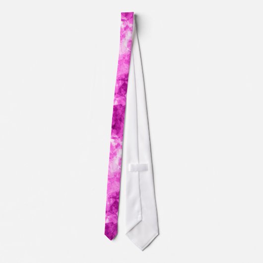 Roze verfijnde textuur stropdas (Achterkant)