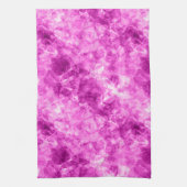 Roze verfijnde textuur theedoek (Verticaal)