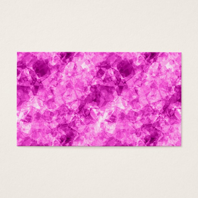 Roze verfijnde textuur visitekaartjes (Voorkant)