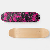 Roze verfplaat persoonlijk skateboard (Horizontaal)