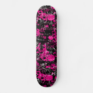 Roze verfplaat persoonlijk skateboard