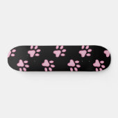 Roze verfprinters persoonlijk skateboard (Horizontaal)