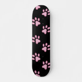 Roze verfprinters persoonlijk skateboard (Voorkant)