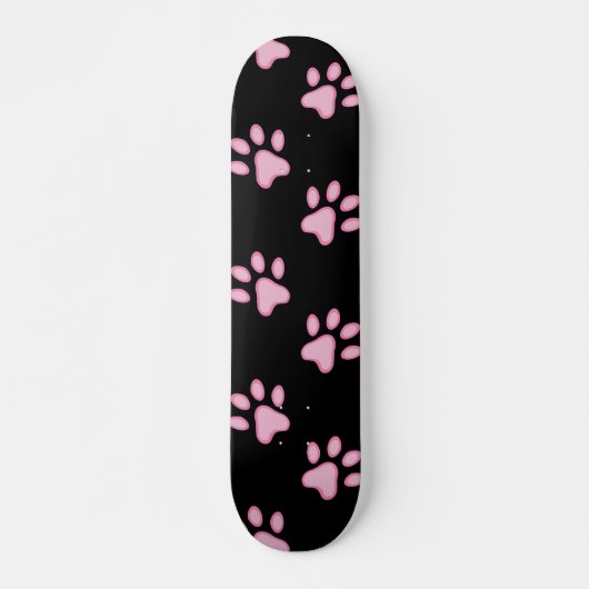 Roze verfprinters persoonlijk skateboard (Voorkant)