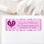 Roze Vergeef je zoals Jezus Adres Label (Insitu)