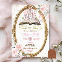 Roze Verhaalboek Baby Shower
