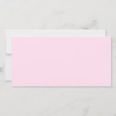 Roze Verjaardag Bedankt Fotokaart Kinderen (Achterkant)