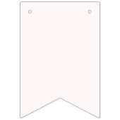 Roze Verjaardag Custom Party Bunting Banner (Eerste vlag)