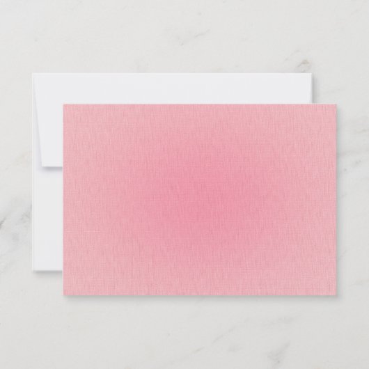 Roze Verjaardag en Cake Foto Dank u Kaart (Achterkant)