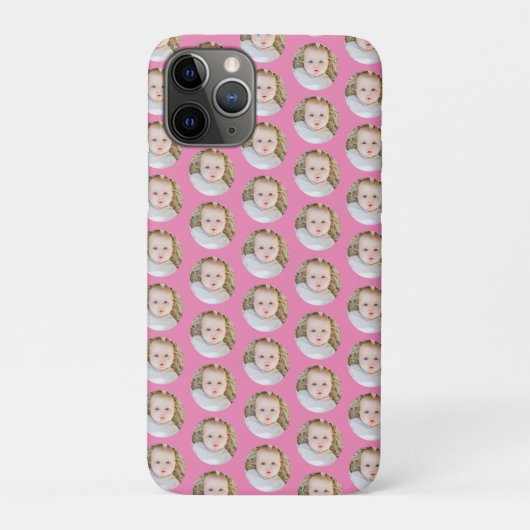 Roze Verjaardag Gepersonaliseerde uw eigen foto Case-Mate iPhone Case (Achterkant)