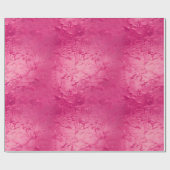 Roze verjaardag met meisjesachtige glamour cadeaupapier (Vlak)