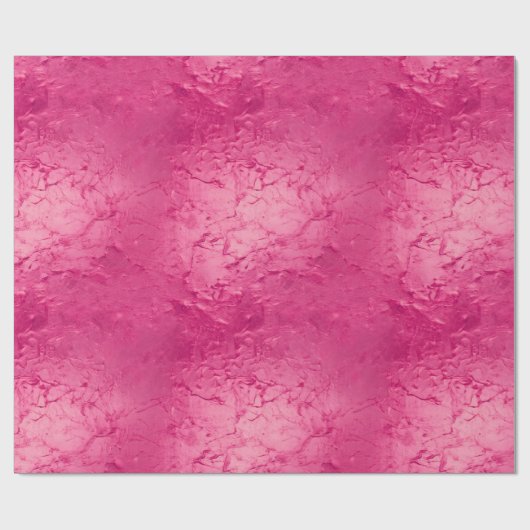 Roze verjaardag met meisjesachtige glamour cadeaupapier (Vlak)