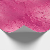 Roze verjaardag met meisjesachtige glamour cadeaupapier (Hoek)