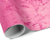 Roze verjaardag met meisjesachtige glamour cadeaupapier (Rol Hoek)