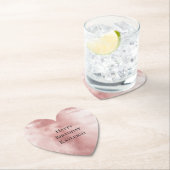 Roze verjaardag met meisjesachtige glamour kartonnen onderzetters (Insitu)