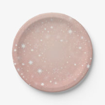 Roze Verjaardag Party Paper Bord | Aangepast ontwe