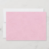 Roze verjaardag Whimsical Cute Cupcake Eenvoudig Kaart (Achterkant)