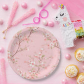 Roze Verjaardags Papieren Bord (Feest)