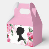 ROZE VERJAARDAGS THEEPARTY FAVOR DOZEN BEDANKDOOSJES (Voorkant)