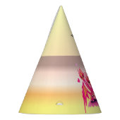 Roze verjaardagsdrakenfeestmuts feesthoedjes (Links)