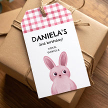 Roze verjaardagsfeestje voor meisjes met konijn