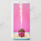 Roze Verjaardagsplattegrond - Thema Cake&Candle (Achterkant)