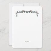 Roze verjaardagstaart uitnodiging (Achterkant)