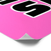 Roze Verkoopteken, Kleinhandelsignage, Boetiek Poster (Hoek)