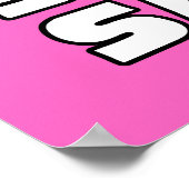 Roze Verkoopteken, Kleinhandelsignage, Boetiek Poster (Hoek)