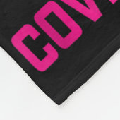 Roze verlies van geliefde moeder moeder borstkanke fleece deken (Hoek)