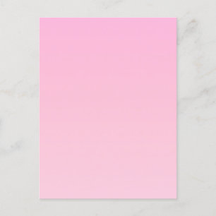 Roze verloop briefkaart