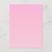 Roze verloop briefkaart (Voorkant)