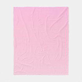Roze verloop fleece deken