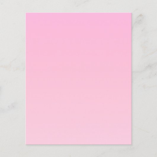 Roze verloop flyer (Voorkant)