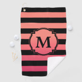 Roze verloop golfhanddoek (Insitu)