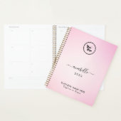 Roze verloop Naam Jaar Aangepaste zakelijke Logo t Planner (Display)