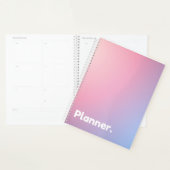 Roze verloop niet-gedateerd planner (Display)