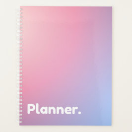 Roze verloop niet-gedateerd planner