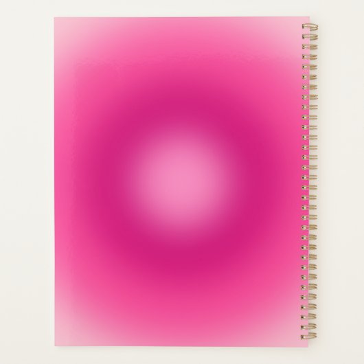 Roze verloop planner (Achterkant)