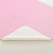 Roze verloop sherpa deken (3/4)