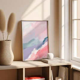 Roze Verloopkleur Poster