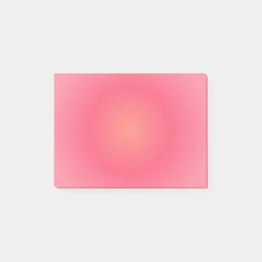 Roze Verlopen Glitter Plaknotities Post-it® Notes (Voorkant)