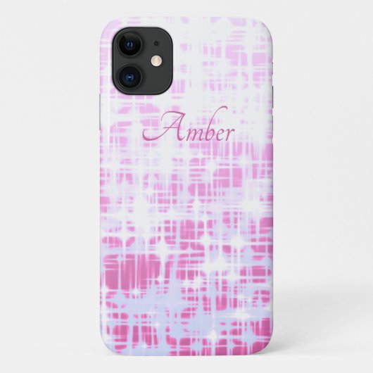 Roze Verlopen Gloeiende Vonken Elegant Persoonlijk Case-Mate iPhone Case (Achterkant)