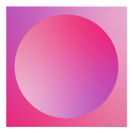 Roze Verlopend Cirkel Vignet Abstract Ontwerp Perfect Poster