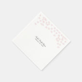 Roze Verloving Vrijgezellenfeest Servet (Hoek)