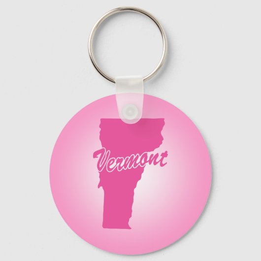 Roze Vermont-sleutelhanger Sleutelhanger (Voorkant)