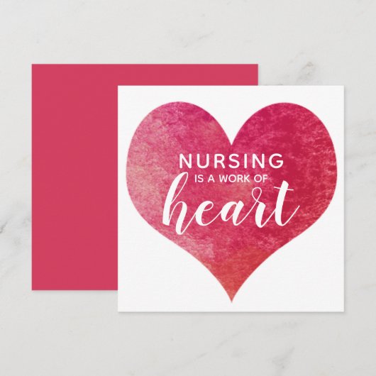 Roze verneveling is een werk van Valentijnse harts Feestdagenkaart (Voorkant / Achterkant)